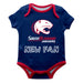 South Alabama Jaguars Vive La Fete Infant Game Day Blue Short Sleeve Bodysuit New Fan Logo and Mascot Bodysuit - Vive La Fête - Online Apparel Store