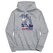 South Alabama Jaguars Excavator Heather Grey Cotton Youth Hoodie