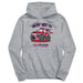 South Alabama Jaguars On My Way Monster Truck Heather Grey Cotton Youth Hoodie