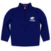 South Alabama Jaguars Vive La Fete Game Day Solid Blue Quarter Zip Pullover Sleeves