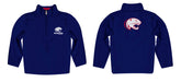 South Alabama Jaguars Vive La Fete Game Day Solid Blue Quarter Zip Pullover Sleeves - Vive La Fête - Online Apparel Store