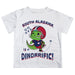 South Alabama Jaguars Vive La Fete Dinorrific Boys Game Day White Short Sleeve Tee