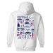 South Alabama Jaguars Hand Sketched Artwork Cotton Fleece Women Hoodie - Vive La Fête - Online Apparel Store