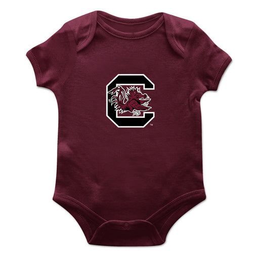 South Carolina Gamecocks Cotton Short Sleeve Bodysuit Maroon