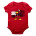 South Carolina Gamecocks Vive La Fete Infant Game Day Red Short Sleeve Bodysuit