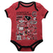 South Carolina Gamecocks Hand Sketched Vive La Fete Impressions Artwork Infant Garnet Short Sleeve Onesie Bodysuit