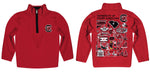 South Carolina Gamecocks Vive La Fete Impressions Artwork Garnet Boys Quarter Zip Pullover V1 - Vive La Fête - Online Apparel Store
