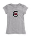 South Carolina Gamecocks Girl´s Fitted Cotton T-shirt Grey