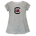 South Carolina Gamecocks Short Sleeve Youth Cotton Top Grey