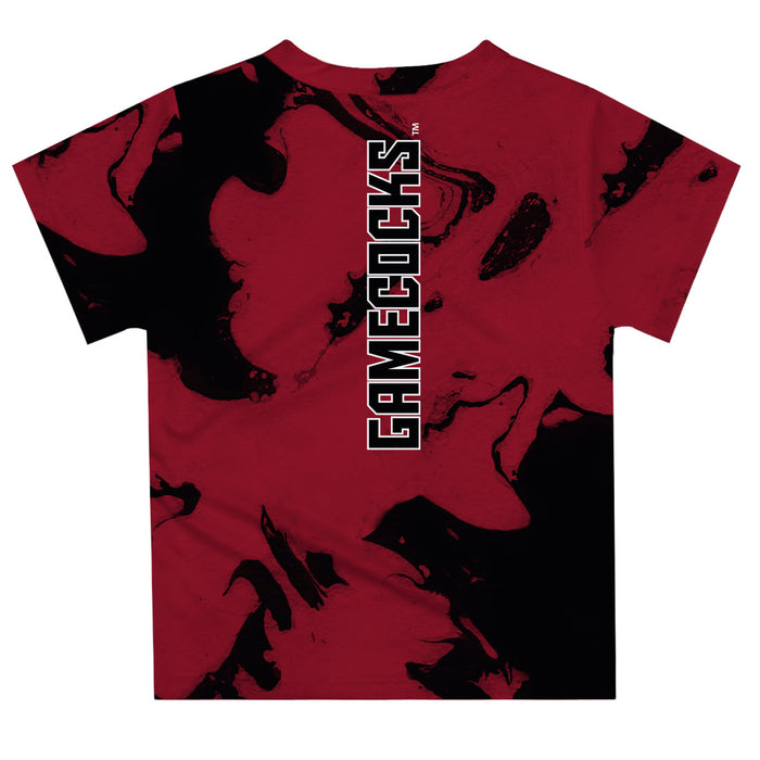 South Carolina Gamecocks Vive La Fete Marble Boys Game Day Garnet Short Sleeve Tee