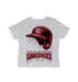 South Carolina Gamecocks Original Dripping Baseball Helmet Grey Cotton T-Shirt  by Vive La Fete