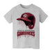 South Carolina Gamecocks Original Dripping Baseball Helmet Grey Cotton T-Shirt  by Vive La Fete