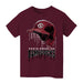 South Carolina Gamecocks Original Dripping Baseball Helmet Maroon T-Shirt Cotton by Vive La Fete
