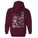 South Carolina Gamecocks Hand Sketched Vive La Fete Impressions Red Hoodies for Women - Vive La Fête - Online Apparel Store