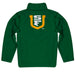 University of San Francisco Dons USF Vive La Fete Game Day Solid Green Quarter Zip Pullover Sleeves - Vive La Fête - Online Apparel Store