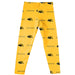 Southern Miss Golden Eagles Vive La Fete Girls All Over Two Logos Elastic Waist Classic Play Gold Leggings Tights - Vive La Fête - Online Apparel Store