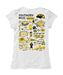 Southern Miss Golden Eagles Hand Sketched Vive La Fete Impressions Artwork White Girls Cotton Short Sleeve Tee - Vive La Fête - Online Apparel Store