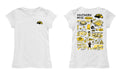 Southern Miss Golden Eagles Hand Sketched Vive La Fete Impressions Artwork White Girls Cotton Short Sleeve Tee - Vive La Fête - Online Apparel Store