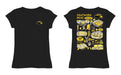 Southern Miss Golden Eagles Hand Sketched Vive La Fete Impressions Artwork Black Girls Cotton Short Sleeve Tee - Vive La Fête - Online Apparel Store