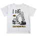 Southern Miss Golden Eagles Vive La Fete Excavator Boys Game Day White Short Sleeve Tee
