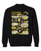 Southern Miss Golden Eagles Vive La Fete Impressions Black Cotton Crewneck Sweatshirt for Women
