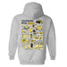 Southern Miss Golden Eagles Hand Sketched Artwork Cotton Fleece Women Hoodie - Vive La Fête - Online Apparel Store