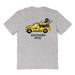 Southern Miss Golden Eagles Hand Sketched Vive La Fete Impressions Truck Grey T-shirt for Women