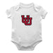 University of Utah Utes Cotton Short Sleeve Bodysuit White