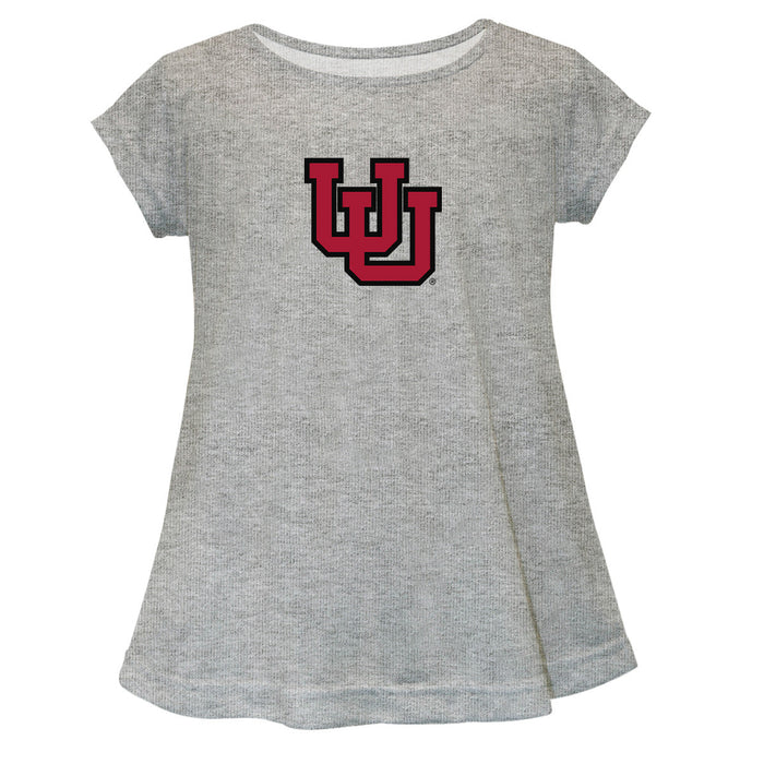 University of Utah Utes Short Sleeve Youth Cotton Top Grey