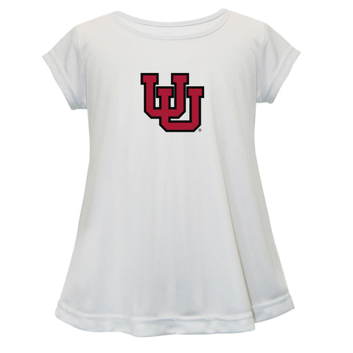University of Utah Utes Short Sleeve Youth Cotton Top White