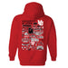 University of Utah Utes Hand Sketched Artwork Cotton Fleece Women Hoodie - Vive La Fête - Online Apparel Store