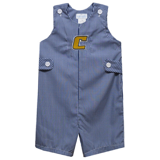 Tennessee Chattanooga Mocs Embroidered Navy Gingham Boys Jon Jon