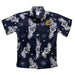 Tennessee Chattanooga Mocs Embroidered Navy Hawaiian Short Sleeve Button Down Shirt