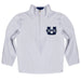 Utah State Aggies Vive La Fete Logo and Mascot Name Womens White Quarter Zip Pullover