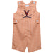 Virginia Cavaliers UVA Embroidered Orange Gingham Boys Jon Jon