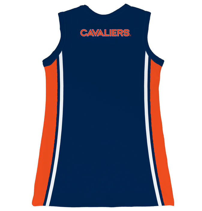 Virginia Cavaliers UVA Sleeveless Cheerleader A Line Dress Navy - Vive La Fête - Online Apparel Store