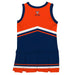 Virginia Cavaliers UVA Vive La Fete Game Day Orange and Navy Sleeveless Chearleader Dress - Vive La Fête - Online Apparel Store