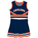 Virginia Cavaliers UVA Vive La Fete Game Day Navy Sleeveless Chearleader Set