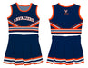 Virginia Cavaliers UVA Vive La Fete Game Day Navy Sleeveless Chearleader Set - Vive La Fête - Online Apparel Store