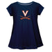 Virginia Cavaliers UVA Short Sleeve Youth Cotton Top Navy