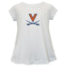Virginia Cavaliers UVA Short Sleeve Youth Cotton Top White