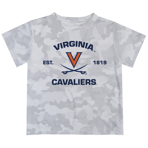 Virginia Cavaliers UVA T-Shirt CAMO Light Grey by Vive La Fete