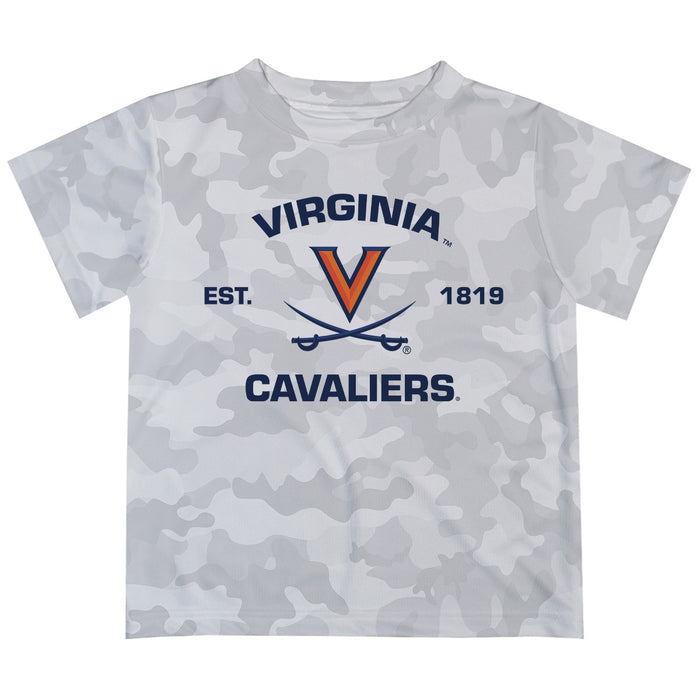Virginia Cavaliers UVA T-Shirt CAMO Light Grey by Vive La Fete