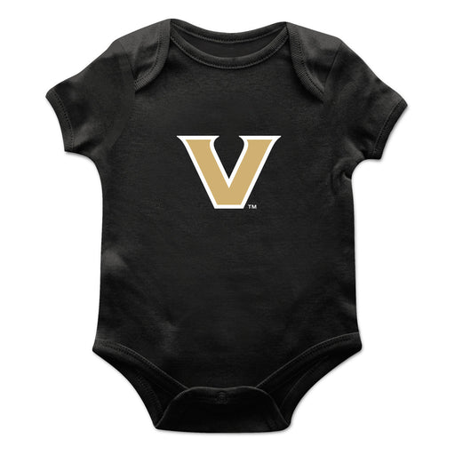 Vanderbilt Commodores Cotton Short Sleeve Bodysuit Black