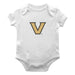 Vanderbilt Commodores Cotton Short Sleeve Bodysuit White