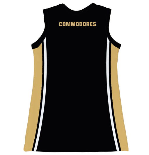 Vanderbilt University Commodores Sleeveless Cheerleader A Line Dress Black - Vive La Fête - Online Apparel Store