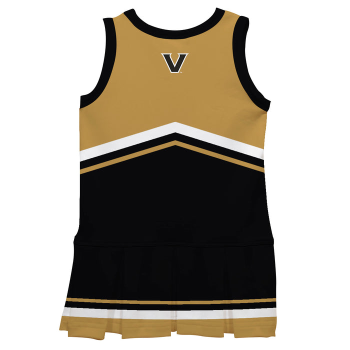 Vanderbilt University Commodores Vive La Fete Game Day Gold and Black Sleeveless Chearleader Dress - Vive La Fête - Online Apparel Store
