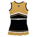 Vanderbilt University Commodores Vive La Fete Game Day Gold and Black Sleeveless Chearleader Set - Vive La Fête - Online Apparel Store