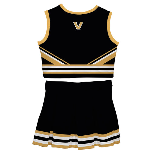 Vanderbilt University Commodores Vive La Fete Game Day Black Sleeveless Chearleader Set - Vive La Fête - Online Apparel Store