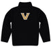 Vanderbilt University Commodores Vive La Fete Game Day Solid Black Quarter Zip Pullover Sleeves - Vive La Fête - Online Apparel Store